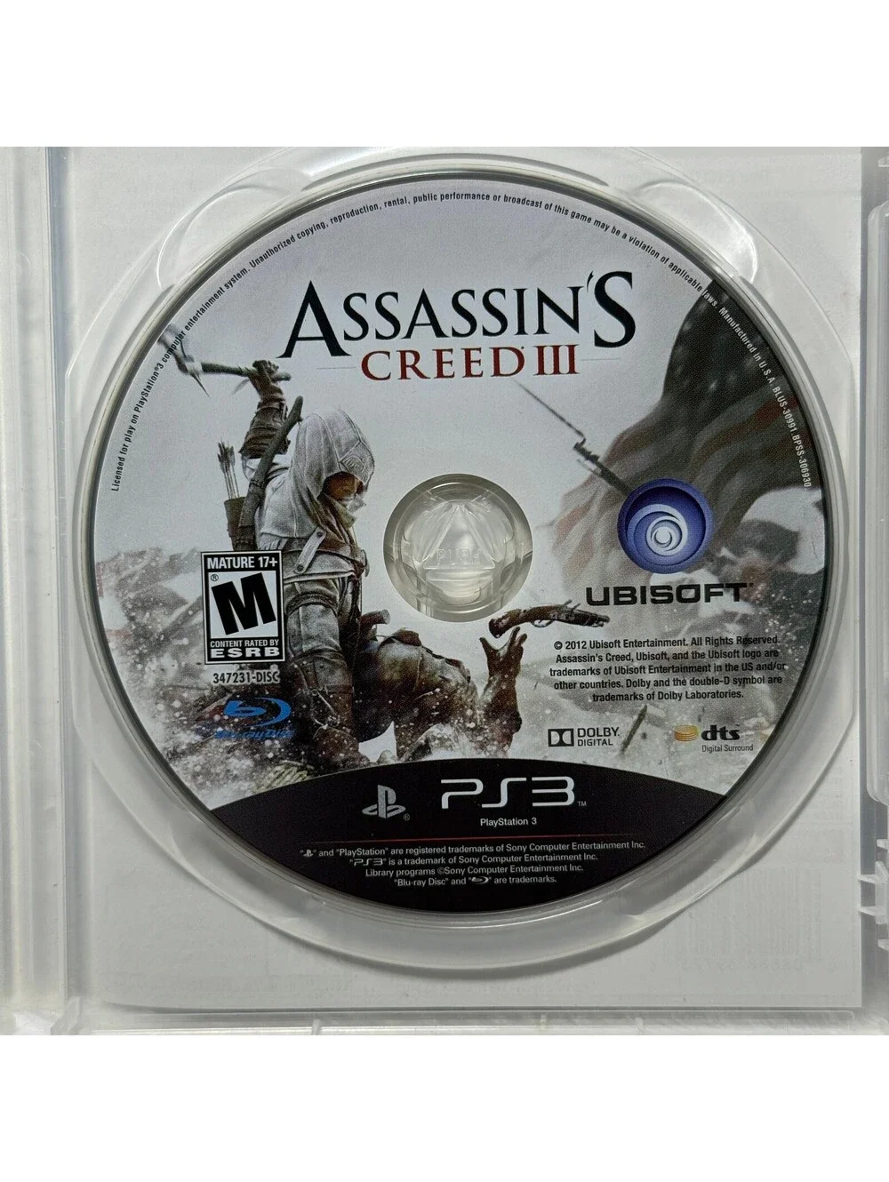 Assassin's Creed III GameStop Edition PS3 Complete CIB PlayStation 3